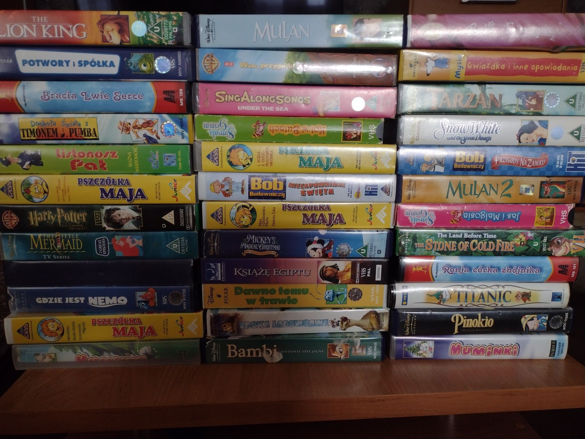 Zestaw Bajek kasety VHS