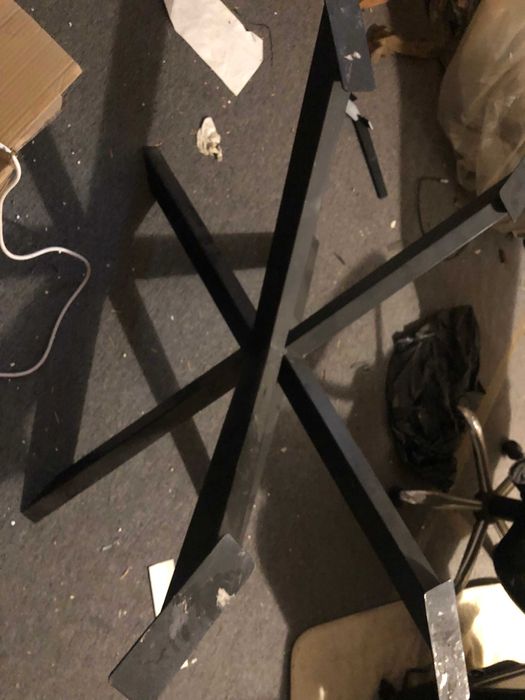 Stelaż  ze stali nierdzewnej pod blat stołu wys  70 cm