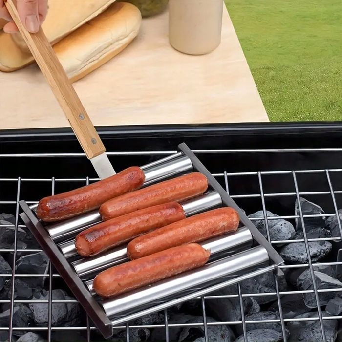 Grill Roller Do Kiełbasek Hot Dog Roller Stal Nierdzewna Opiekacz