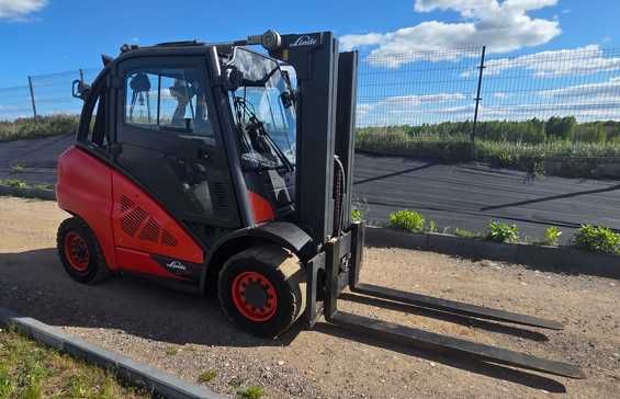 Wózek widłowy LINDE H50D-02 KONTENEROWY Triplex 2014r Diesel Kabina