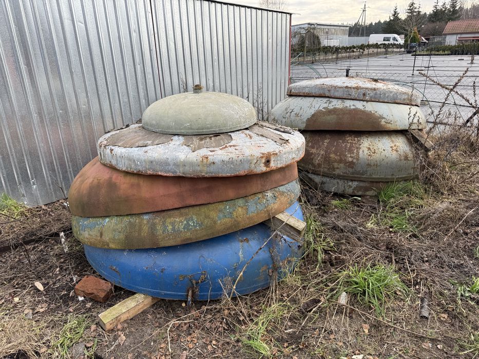 Dennica stalowa dno zbiornika Firepit 180 cm 190 cm 150 cm