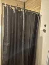 Zasłona prysznicowa czarna