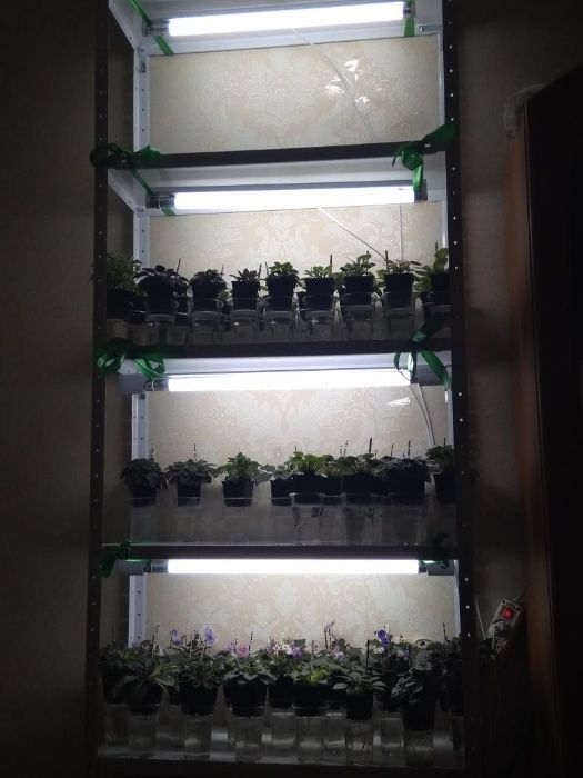 Стелаж розборний металевий під квіти для дома, на балкон в теплицю