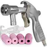 Pistolet do piaskowania + 4 dysze ceramiczne komplet 4,5,5,6,7mm