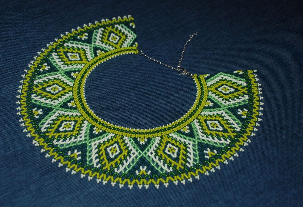 Намисто силянка ручної роботи з чеського бісеру Preciosa