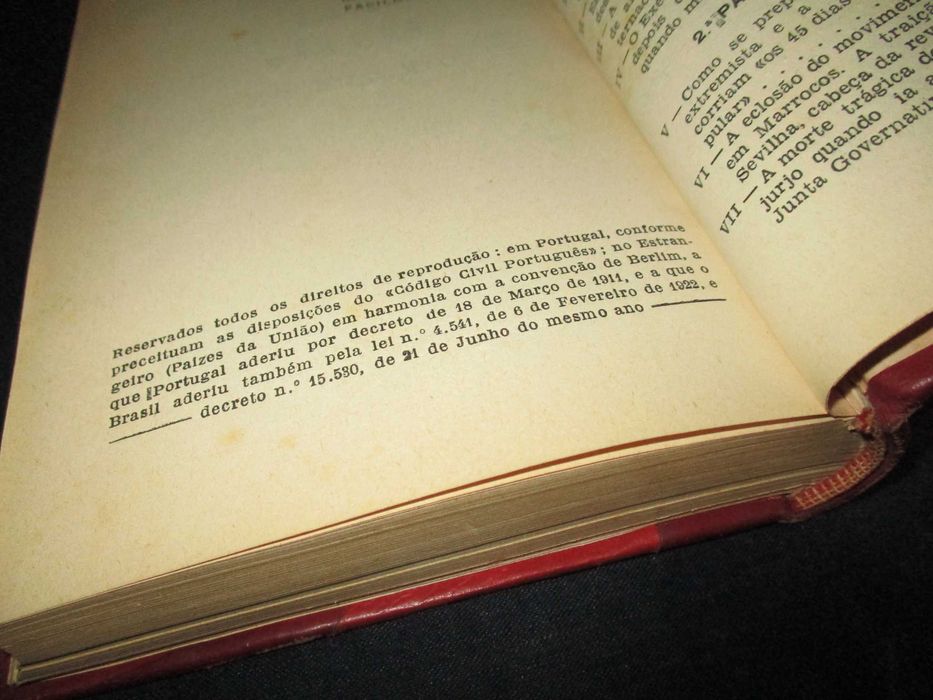 Livro A Guerra em Espanha Leopoldo Nunes 1936