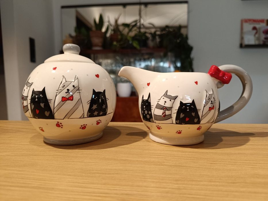 Zestaw cukiernica i mlecznik Home&you