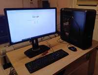 komputer do Gier gamingowy +monitor DDR4 SSD ZALMAN GRAFIKA 8GB PAMIĘĆ