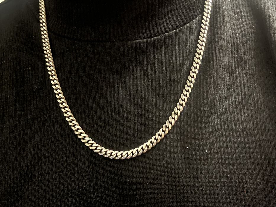 Мужская цепь Италия Chrysos, 60 см * 6 мм, 54 грамма, Серебро 925