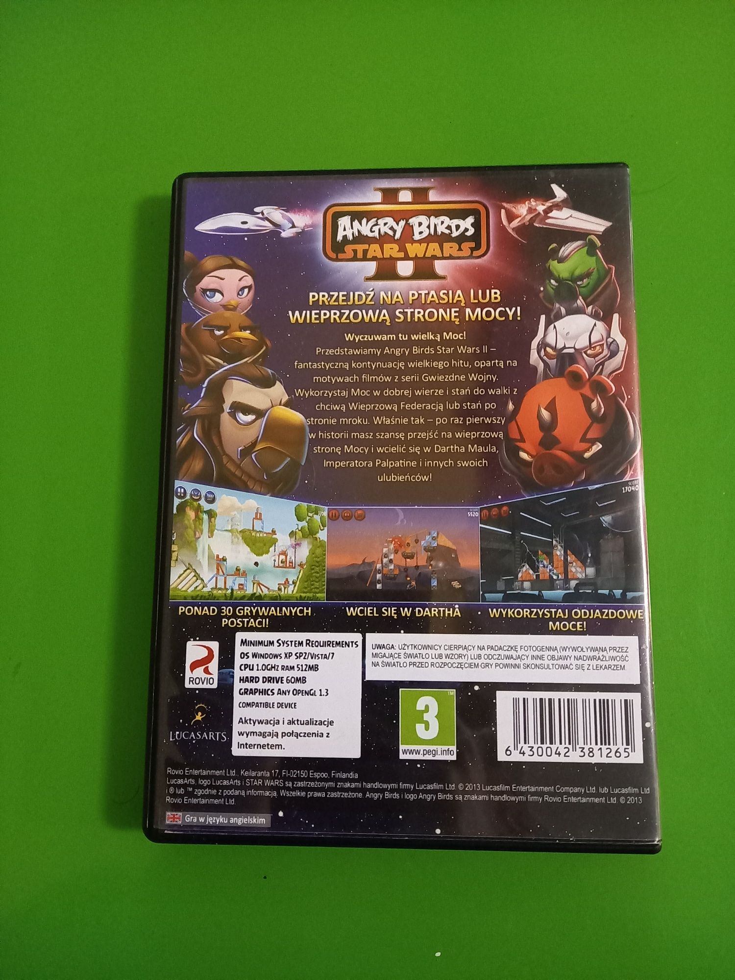 Angry birds Star Wars II gra na pc płyta