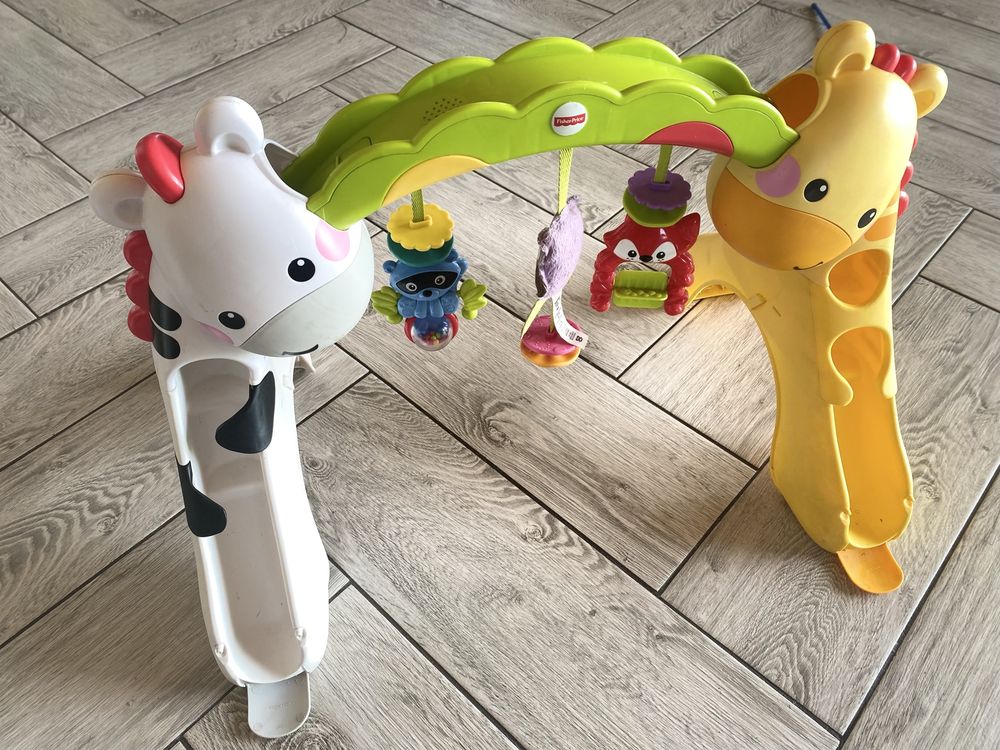 Łuk bramka interaktywna fisher price zebra żyrafa