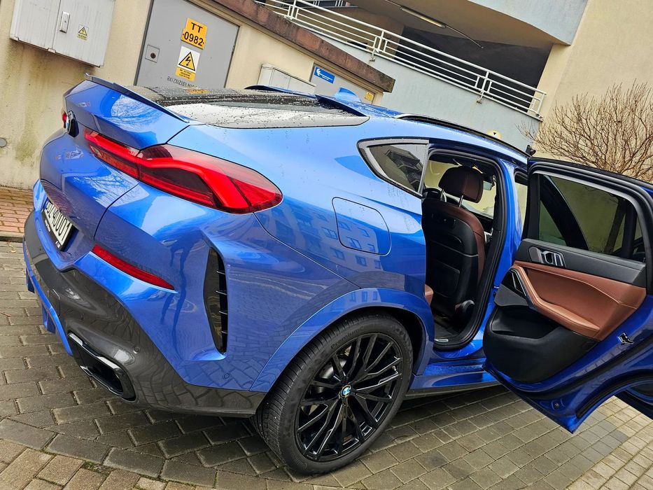 BMW X6 Salon polska faktura vat 23% Pneumatyka Lasery Hud 22 cale