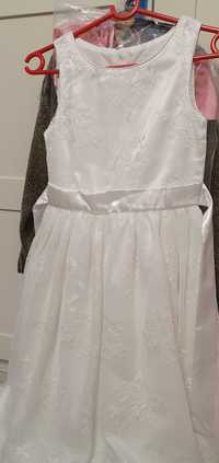 Sukienka biała Komunia 146