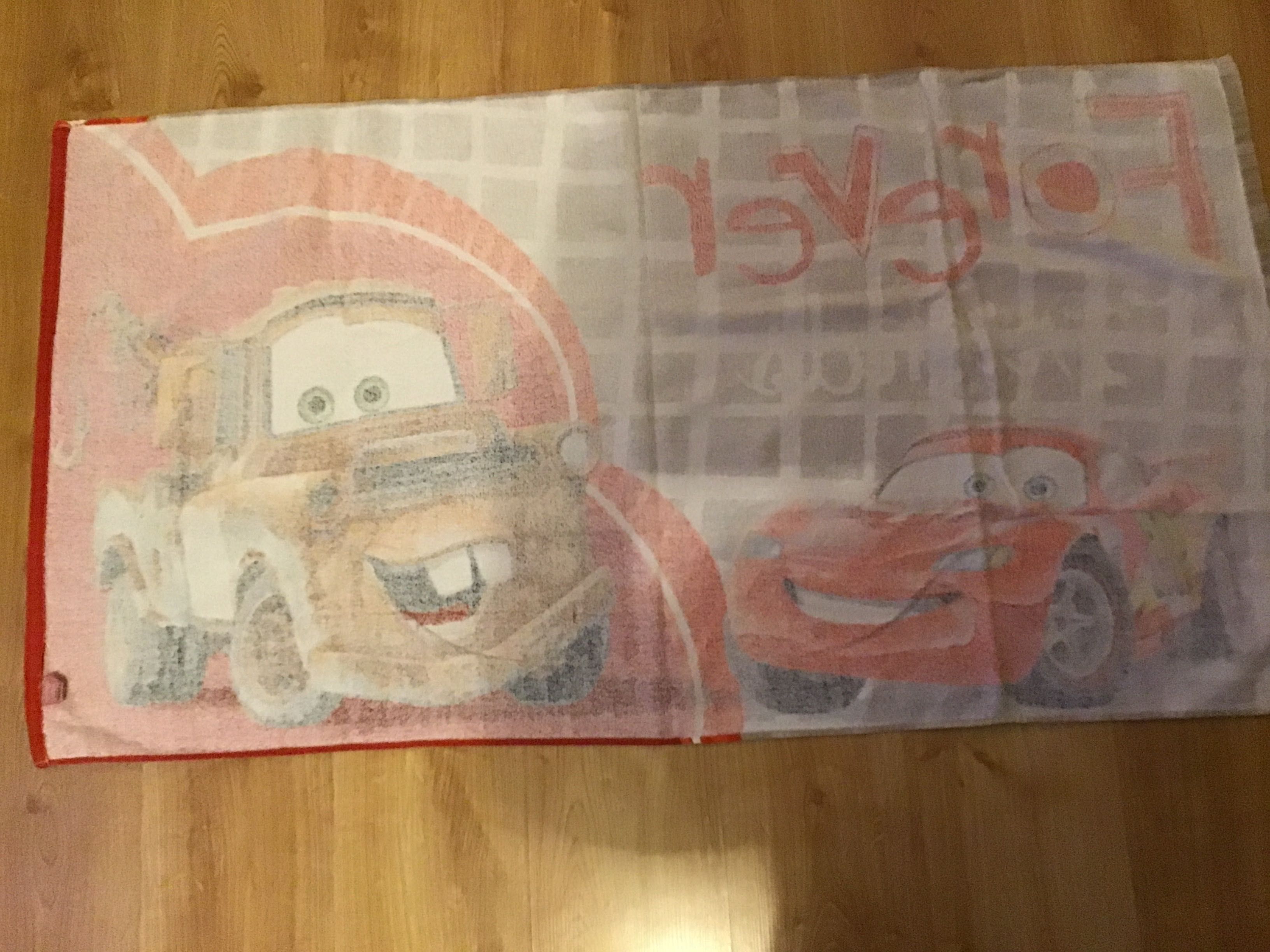 Ręcznik kąpielowy  Auto Cars 70x140 licencja Disney