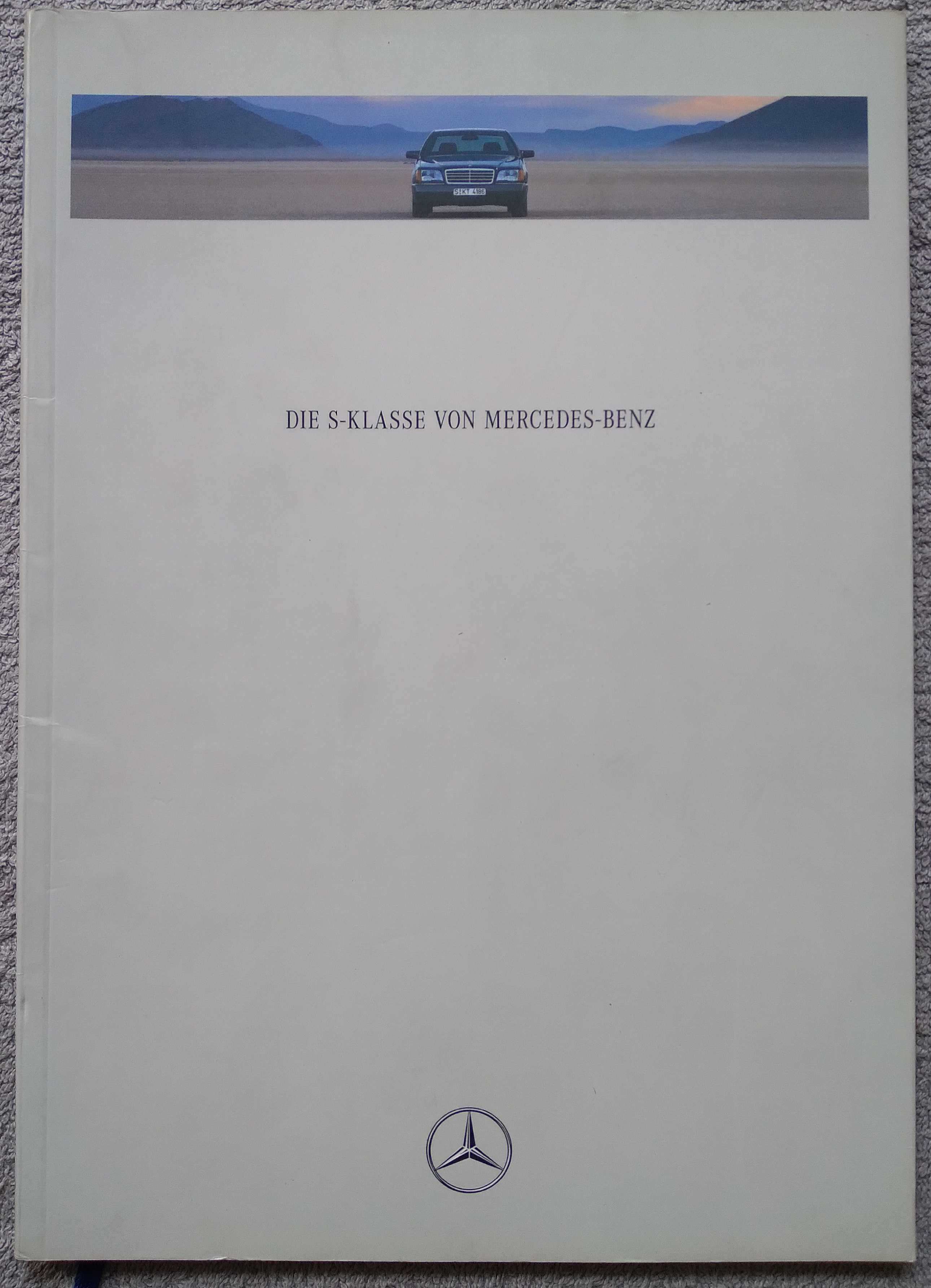 Prospekt Mercedes-Benz S-klasa rok 1991