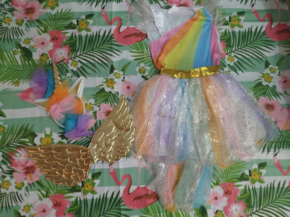 Strój karnawałowy jednorożec rozmiar 110