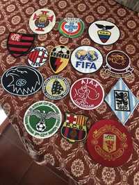 Varios patches de clubes e A.F.