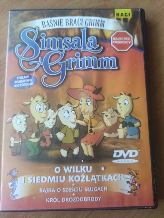 Płyta DVD,, Baśnie braci Grimm "