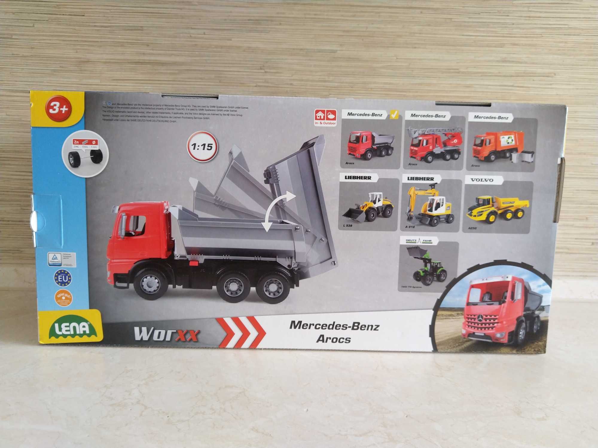 HIT Pojazd LENA wywrotka Gigant Mercedes - Benz Arocs KURIER