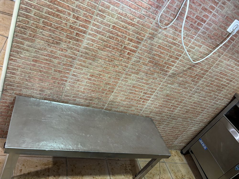 Banco inox / para restauração
