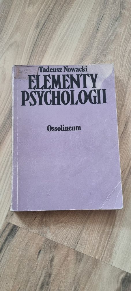 Elementy psychologii Nowacki