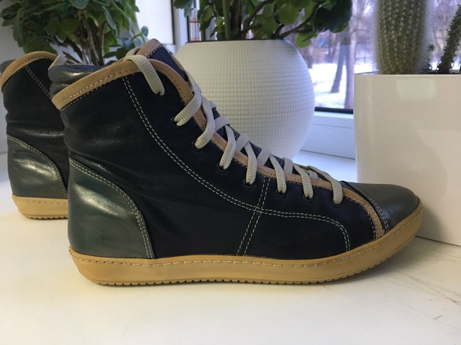 Кеды из кожи Max & Co