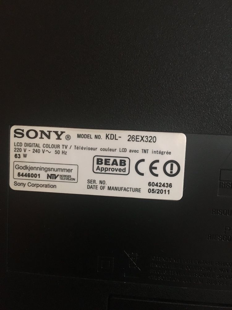 Telewizor Sony KDL- 26ex320