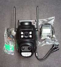 WiFi камера 9 МП/3 об'єктиви/8х Зум/3 лінзи/відеоспостереження