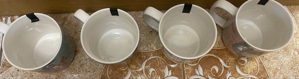 Чашка керамічна з котиками/собачками 370мл
