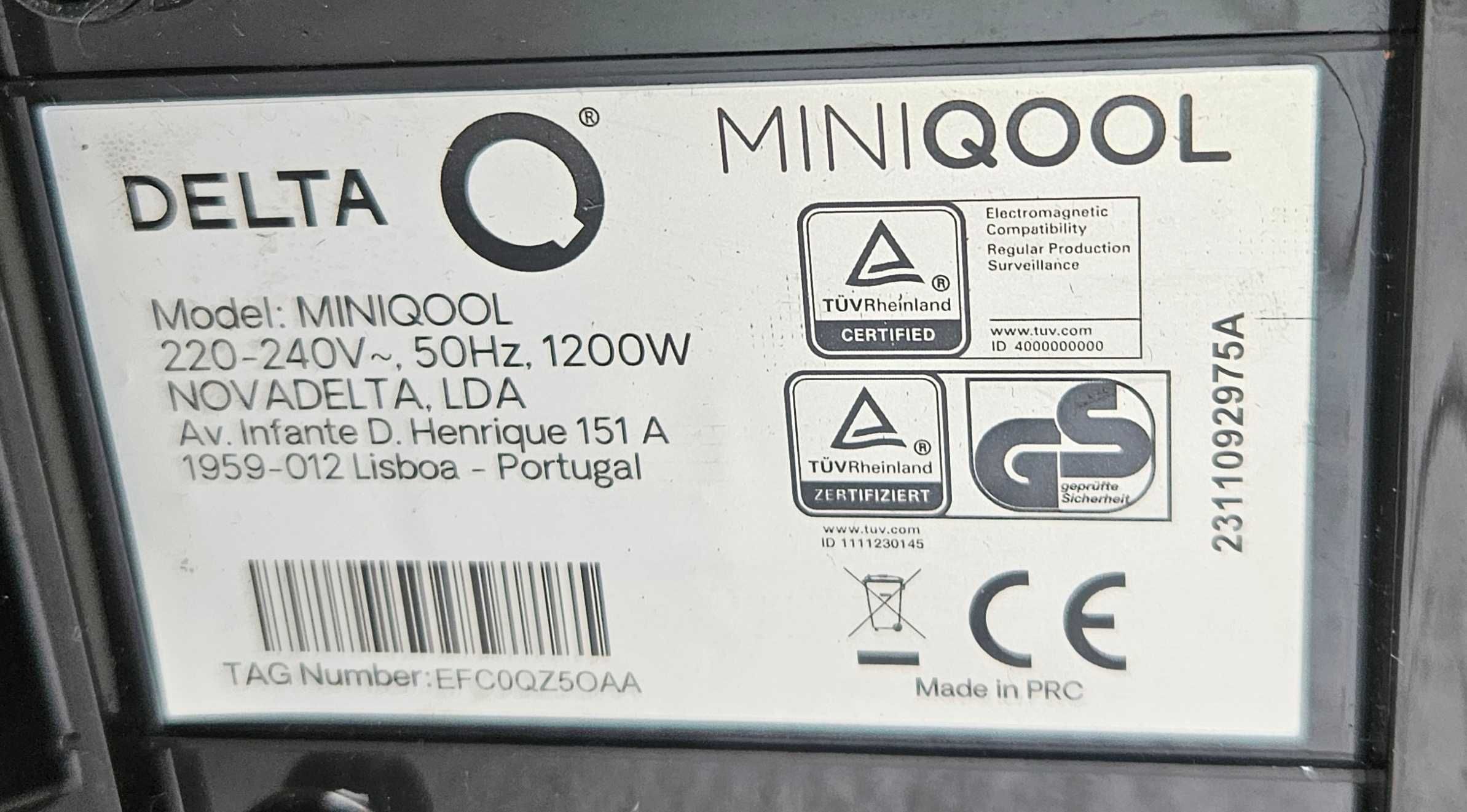EKSPRES do kawy kapsułkowy DELTA Q MINI QOOL 19 BAR