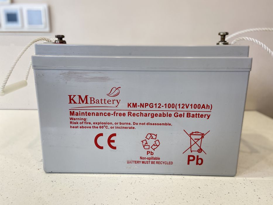 Akumulator żelowy 100ah KM Battery KM-NPG12-100 ( 12v100ah)
