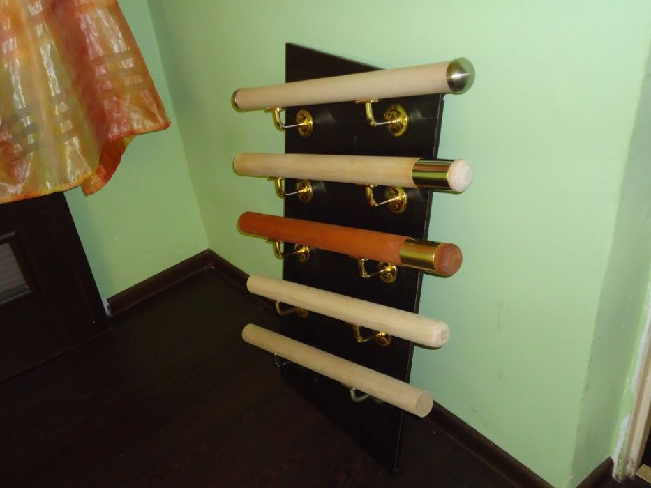 Poręcz drewniana okrągła dąb buk sosna jesion pochwyt