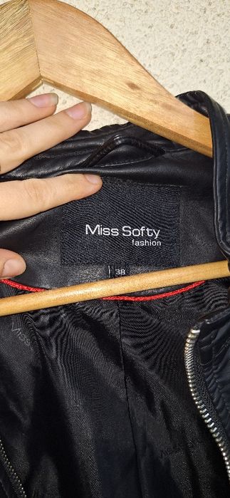 Skórzana kurtka czarna