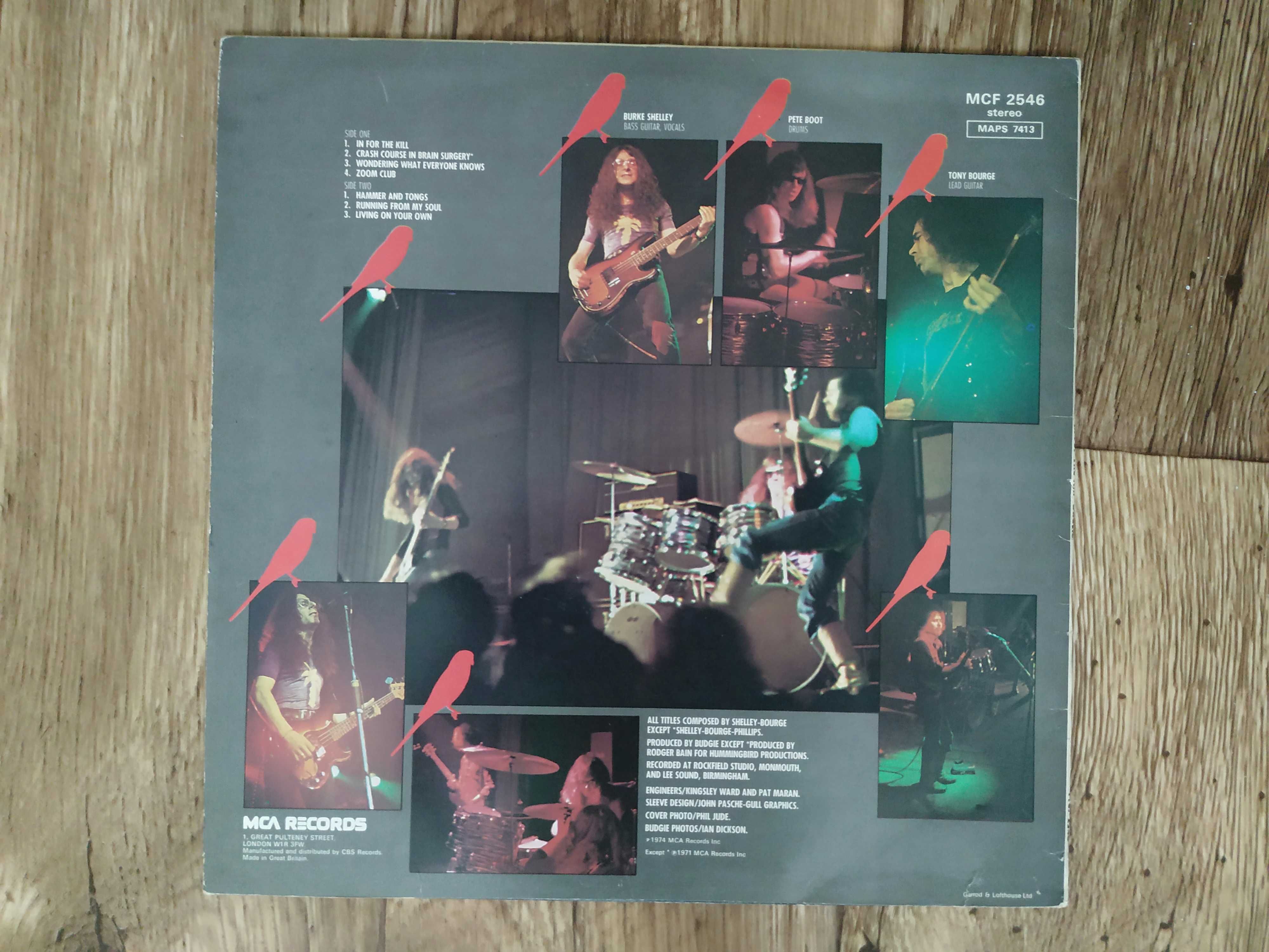 Budgie – In For The Kill! 1974 1st Press UK Edition