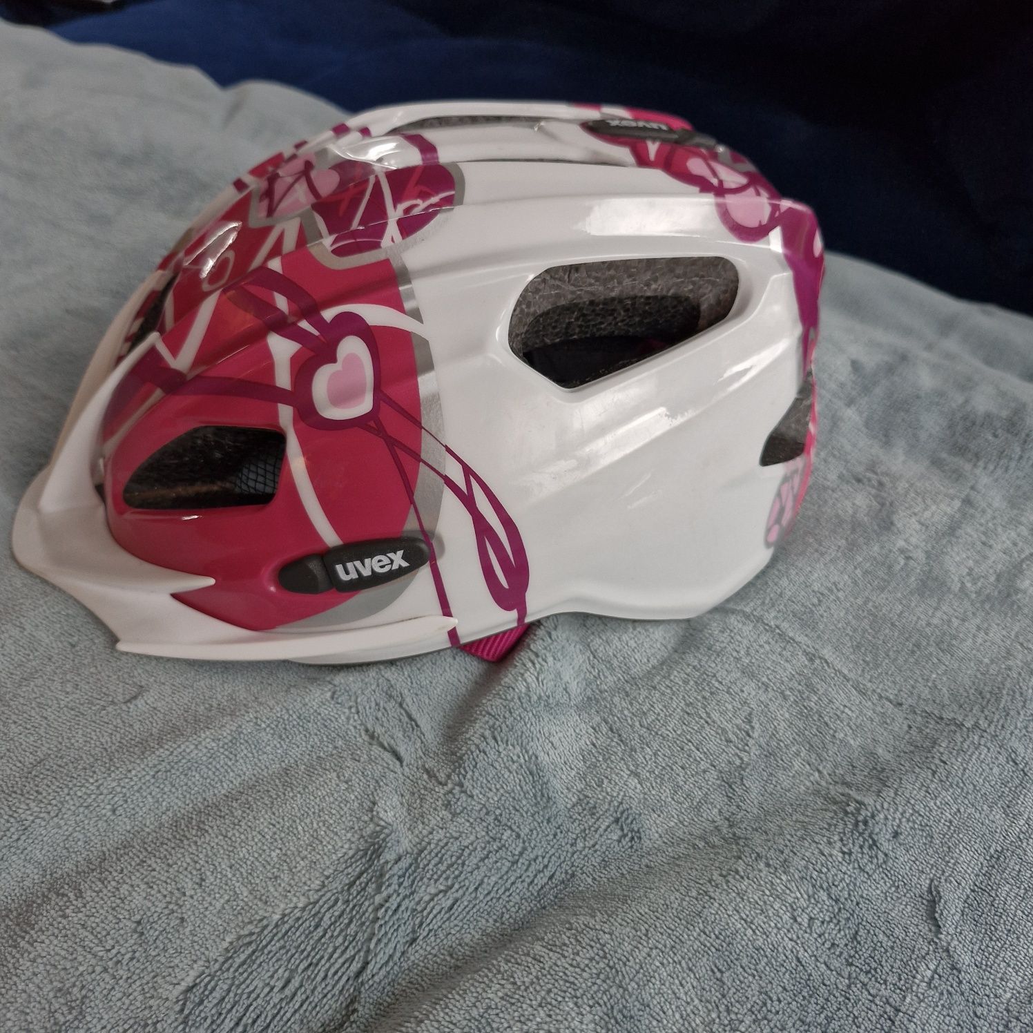 Kask rowerowy dzieciecy 50-55 cm Uvex jak NowyJunior