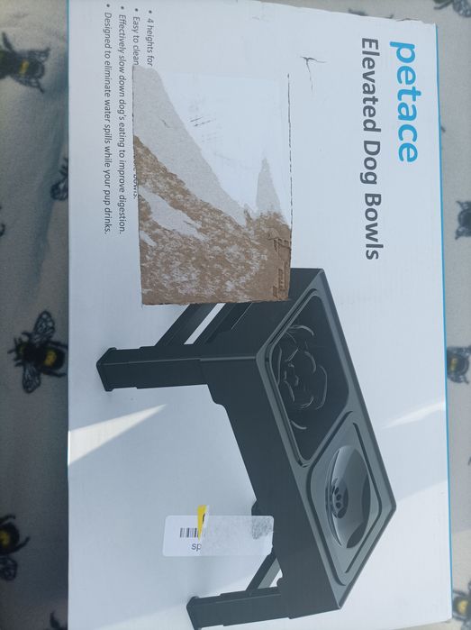 Miska dla psa na stojaku niechłapiąca regulowana wysokość spowalniając