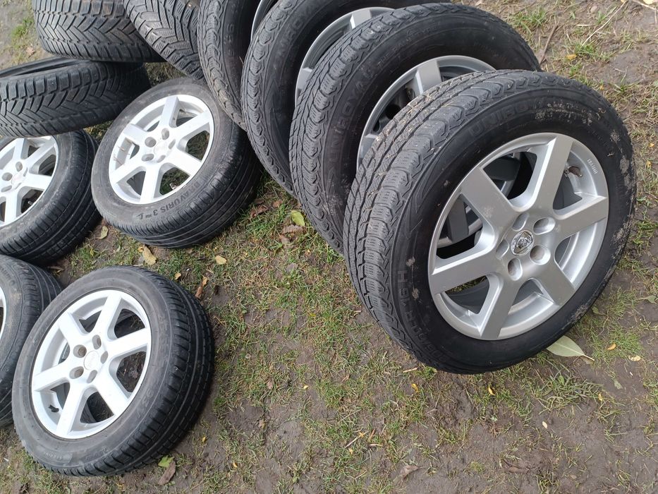 Felgi aluminiowe stal 16 cali 5×112 r16 et38 opony letnie lub zimowe