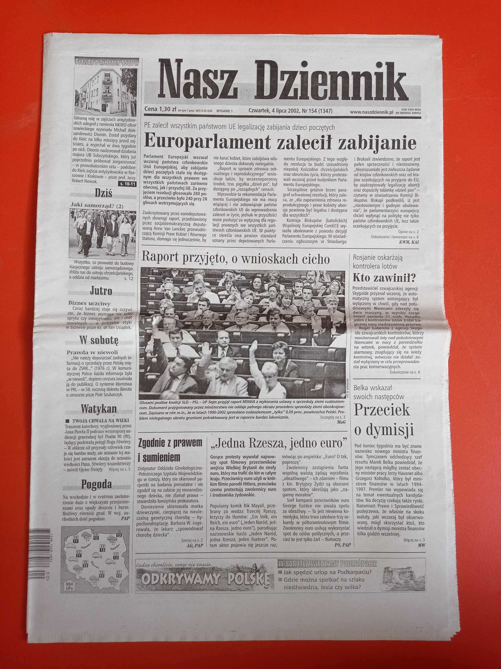 Nasz Dziennik, nr 154/2002, 4 lipca 2002