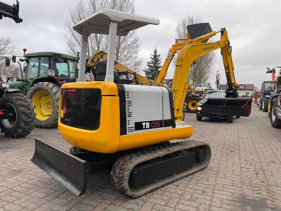 Minikoparka Takeuchi TB 025*Yanmar*100% Sprawna*2.6 Tony*Jcb cat case