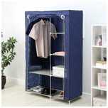 Тканевой шкаф 2-секции складной Storage Wardrobe органайзер гардероб
