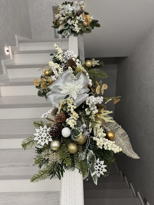 Большие цветы на елку , квіти на ялинку , Тренд 2026