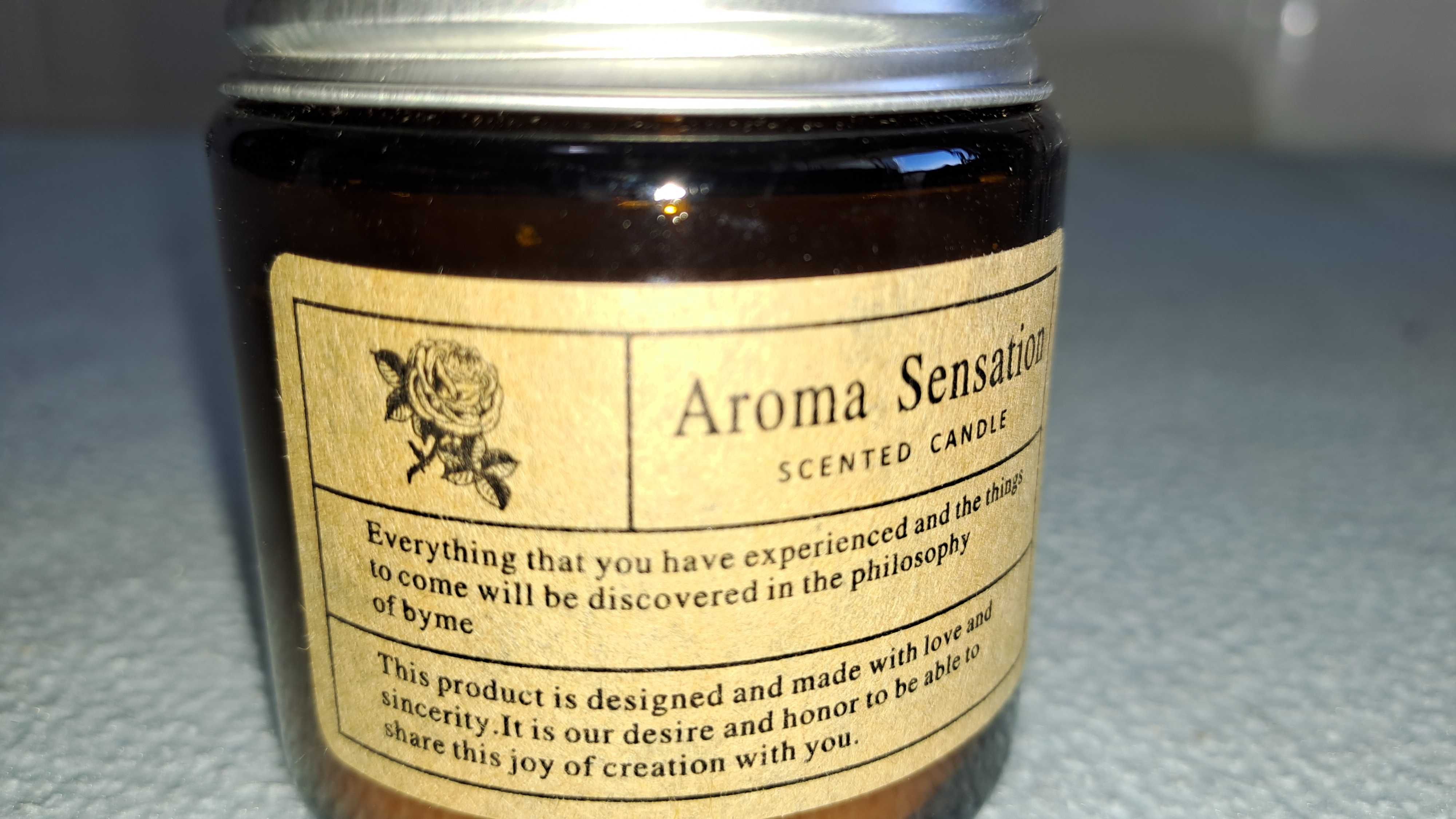 Vela perfumada "Aroma Sensation". Nova
Scented Candle
