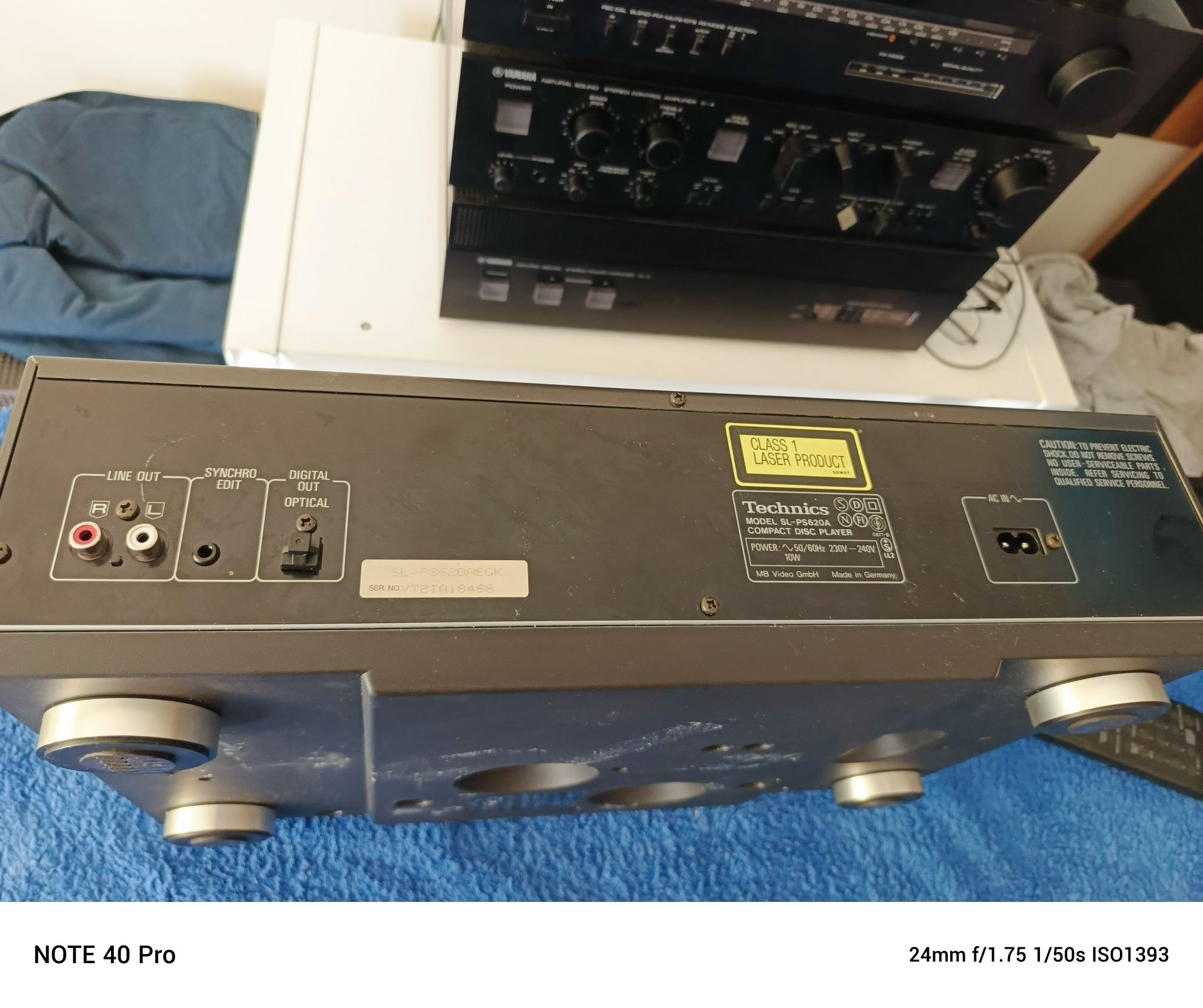 Technics odtwarzacz CD.