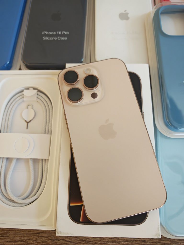 iPhone 16 Pro 6.2" 128GB Sierra Titanium (Seminovo) C/Garantia Acei