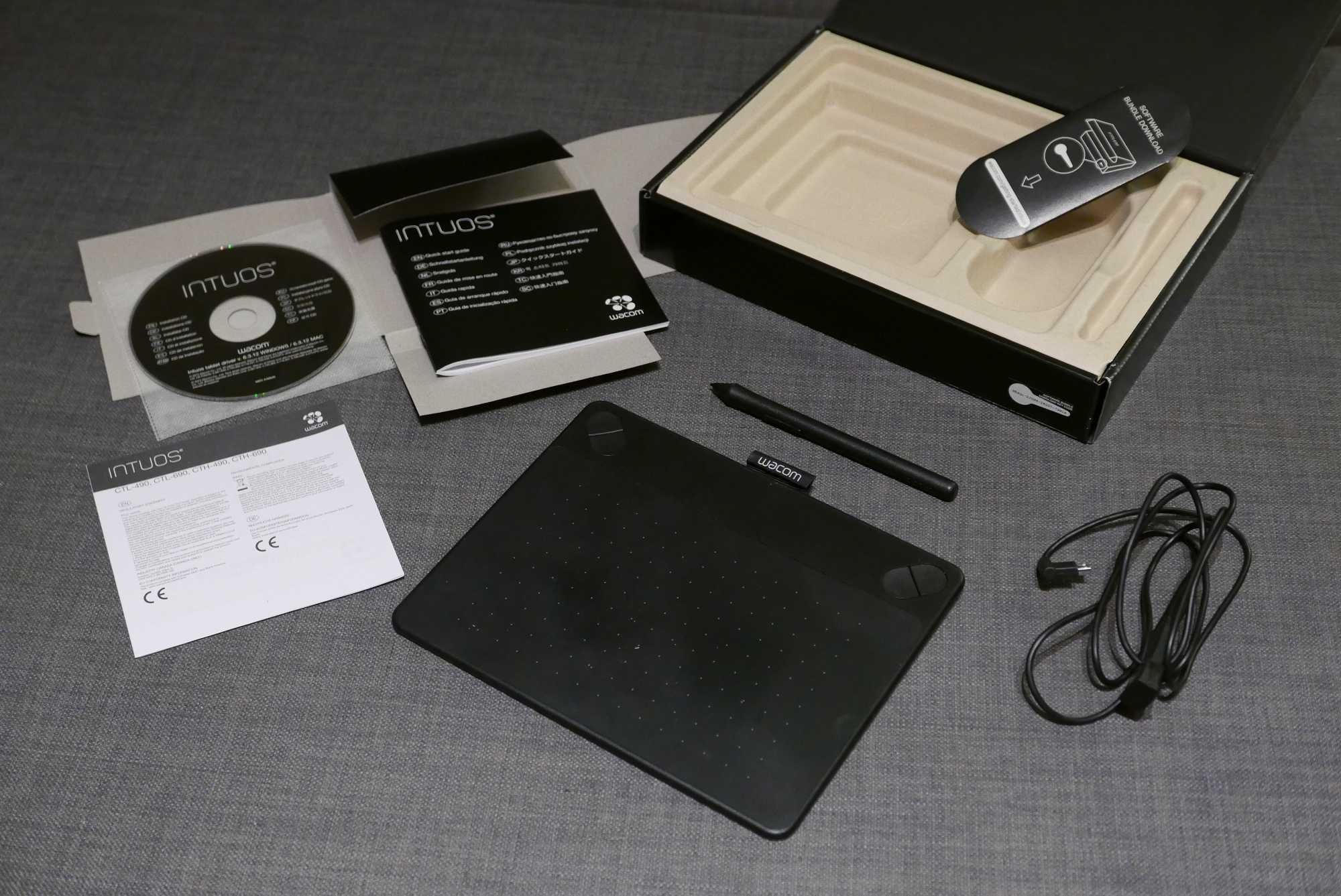 Tablet graficzny Wacom Intuos S CTH-490 czarny