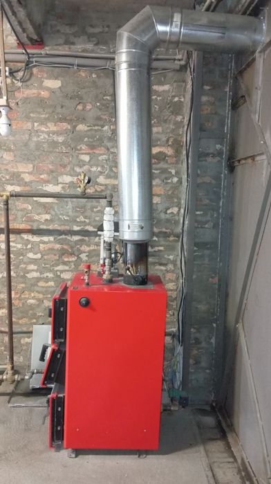 Твердопаливний котел Altep 12кВт в зборі