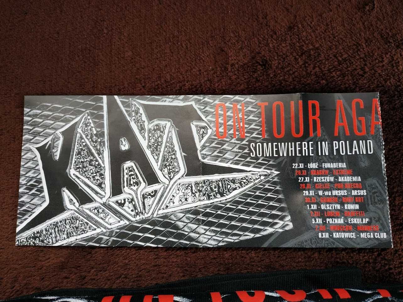 Koszulka KAT On Tour Again 2002 nowa NOS + pamiątkowy bilet