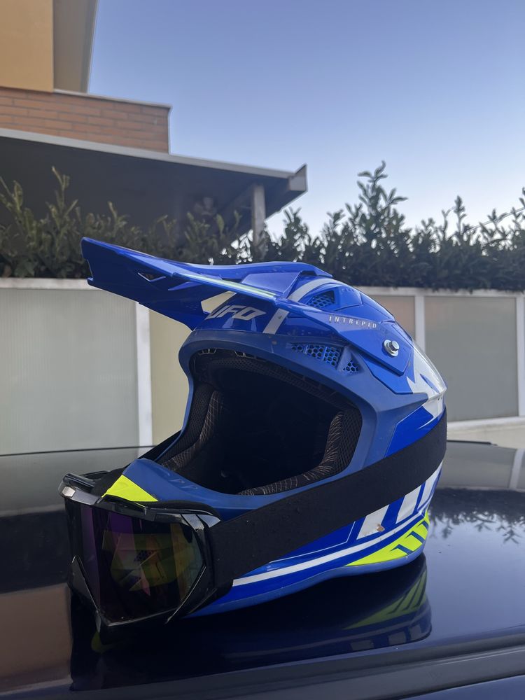 Capacete moto cross