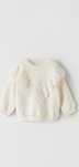 Zara bluza kremowa haft szwajcarski 104