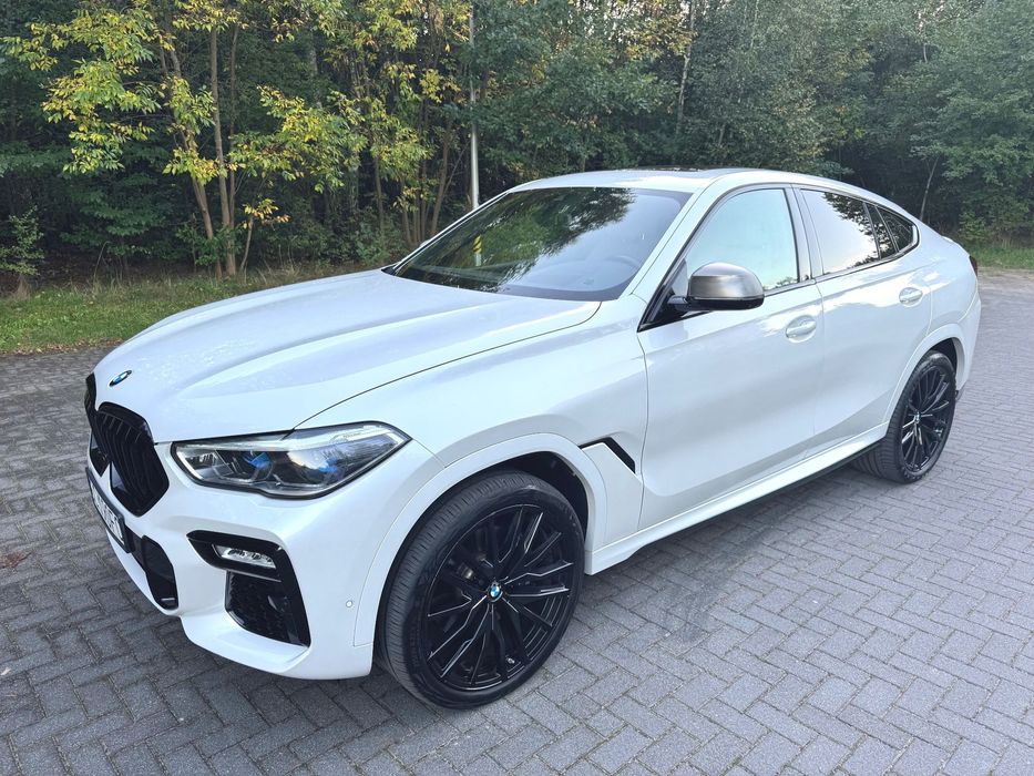 BMW X6 X6 M pakiet miękka Hybryda MHEV Biała Perła